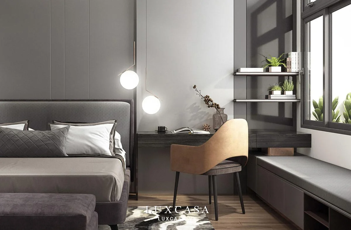 Hoàn thiện thi công nội thất biệt thự NBT51 16 Thi công nội thất biệt thự