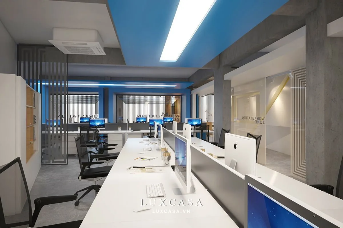 Thiết kế nội thất văn phòng hiện đại sáng tạo