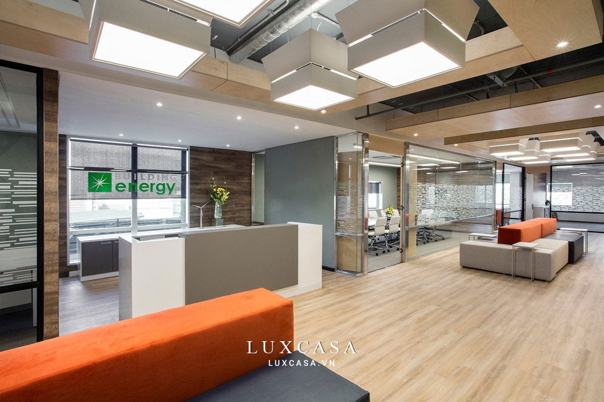 Thiết kế nội thất văn phòng công ty Build - Energy