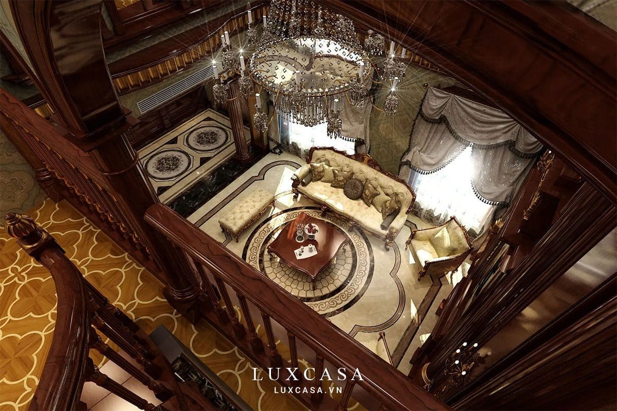 Thiết kế nội thất biệt thự phong cách cổ điển