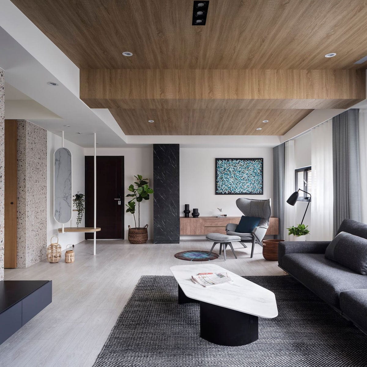 Thi công nội thất biệt thự phong cách tối giản NBT27 1 Dự án biệt thự