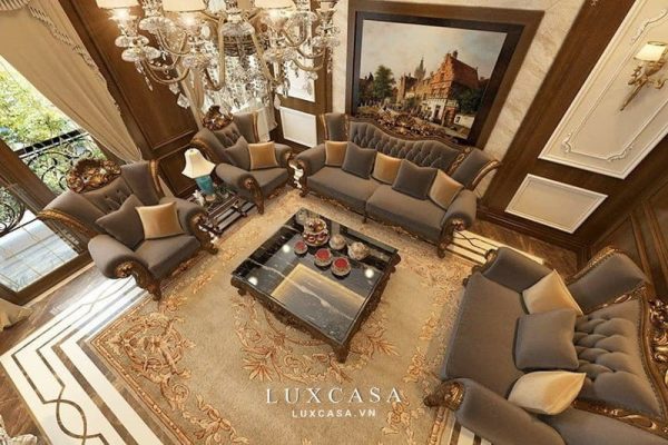 Thiết kế nội thất biệt thự gỗ phong cách cổ điển