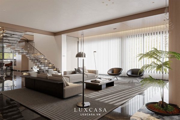 Thiết kế nội thất biệt thự nghỉ dưỡng