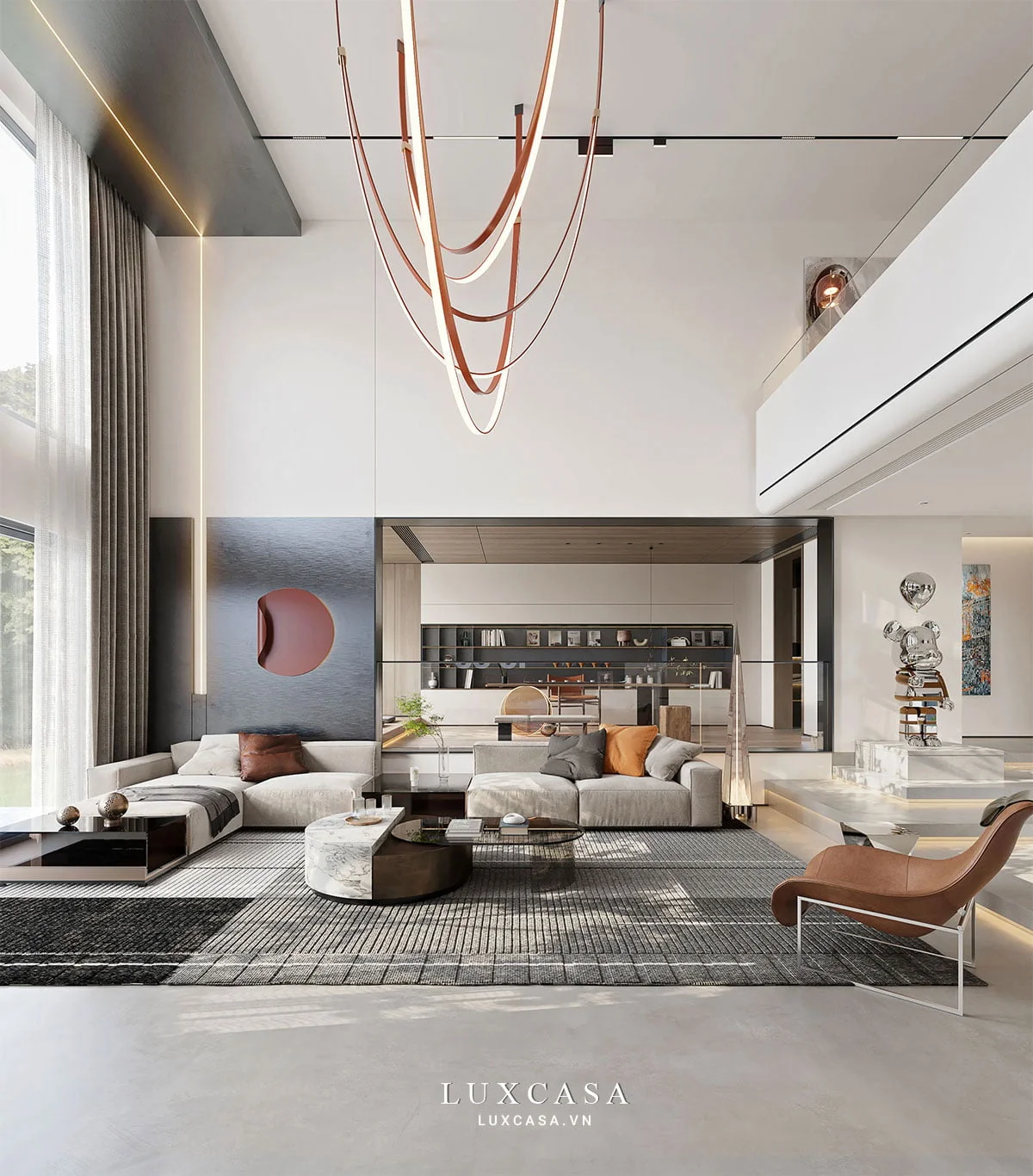 Thiết kế nội thất biệt thự thông tầng NBT49 20 Thiết kế nội thất biệt thự thông tầng