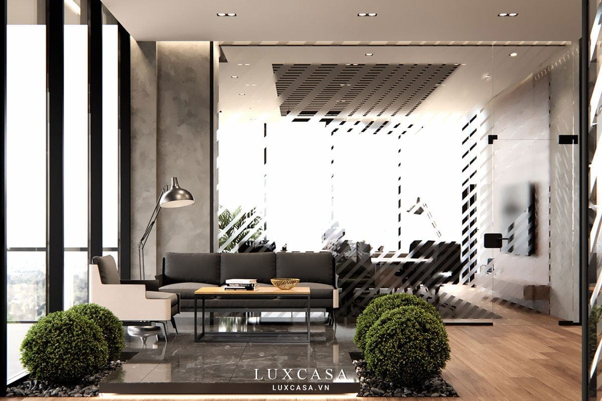 Thiết kế nội thất văn phòng công ty Vascara 1 Không gian tiếp khách Vascara