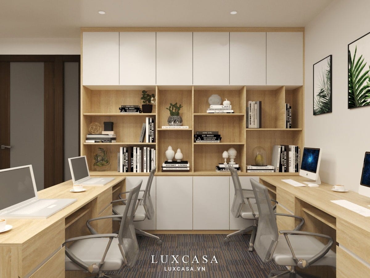 Thiết kế nội thất văn phòng công ty B&T 4 Khu vực làm việc 3 công ty B&T