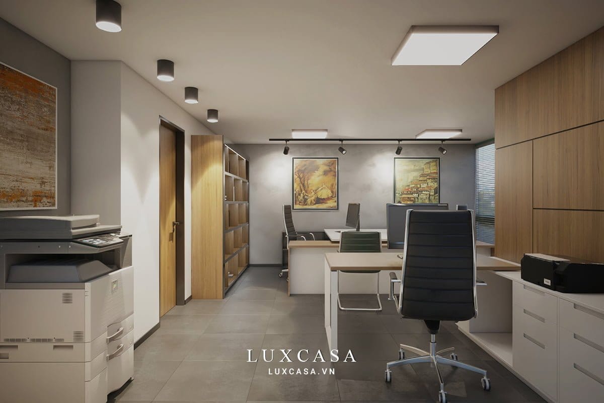 Thiết kế nội thất văn phòng công ty RUS 4 Thiết kế nội thất hiện đại