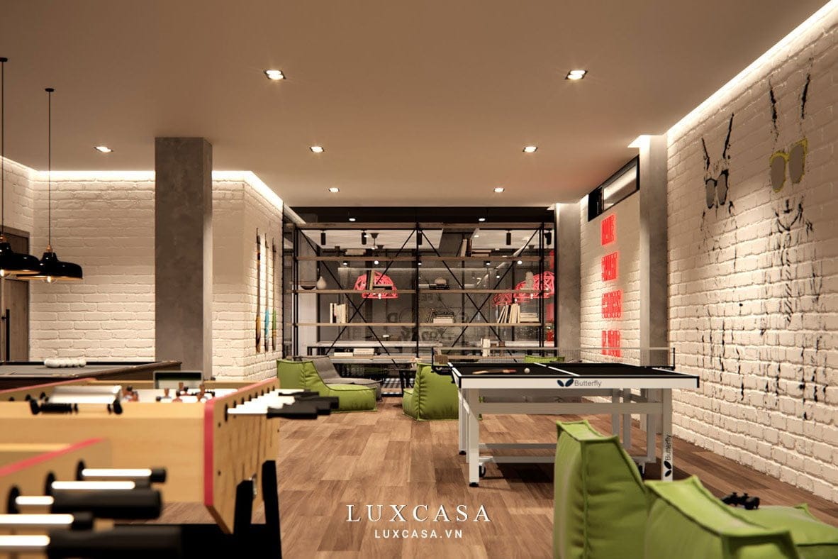 Thiết kế nội thất văn phòng công ty Vascara 8 Khu vực giải trí Vascara