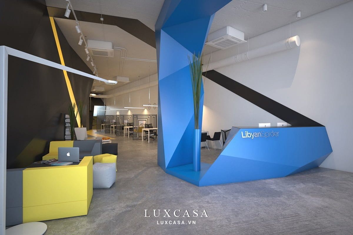 Thiết kế nội thất văn phòng hiện đại sáng tạo