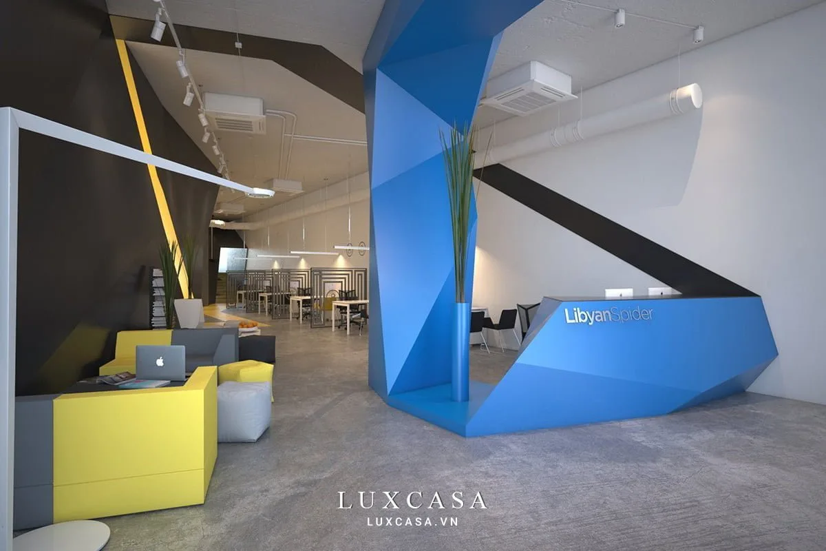 Thiết kế nội thất văn phòng sáng tạo 2 Thiết kế nội thất văn phòng hiện đại sáng tạo