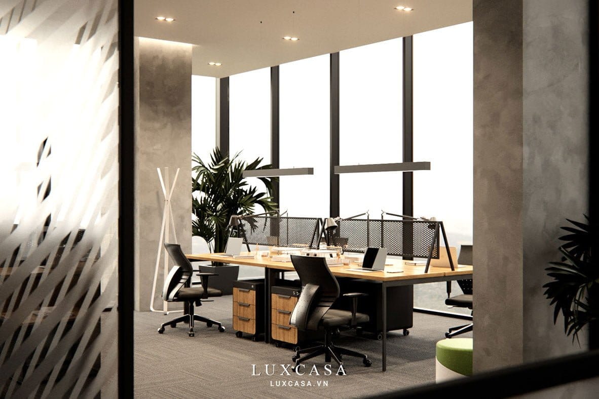 Thiết kế nội thất văn phòng công ty Vascara 6 Khu vực làm việc chung Vascara