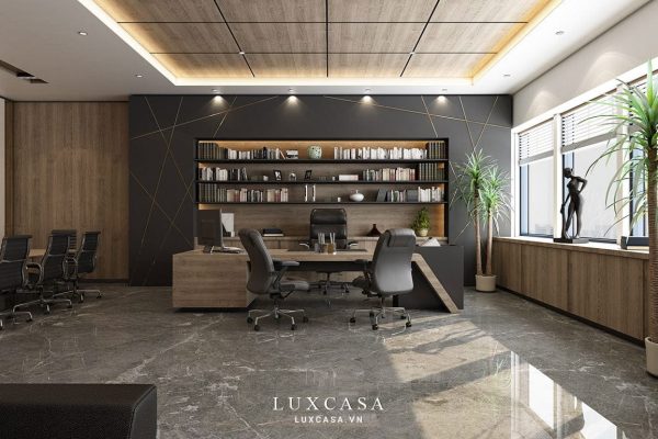 Khu vực làm việc phòng giám đốc Unica