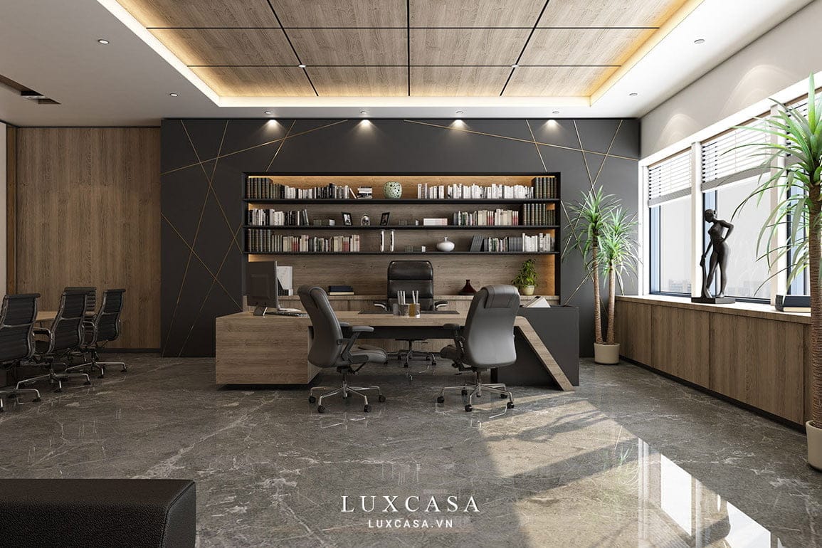 Khu vực làm việc phòng giám đốc Unica