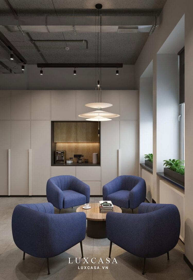 Khu vực pantry công ty Linux