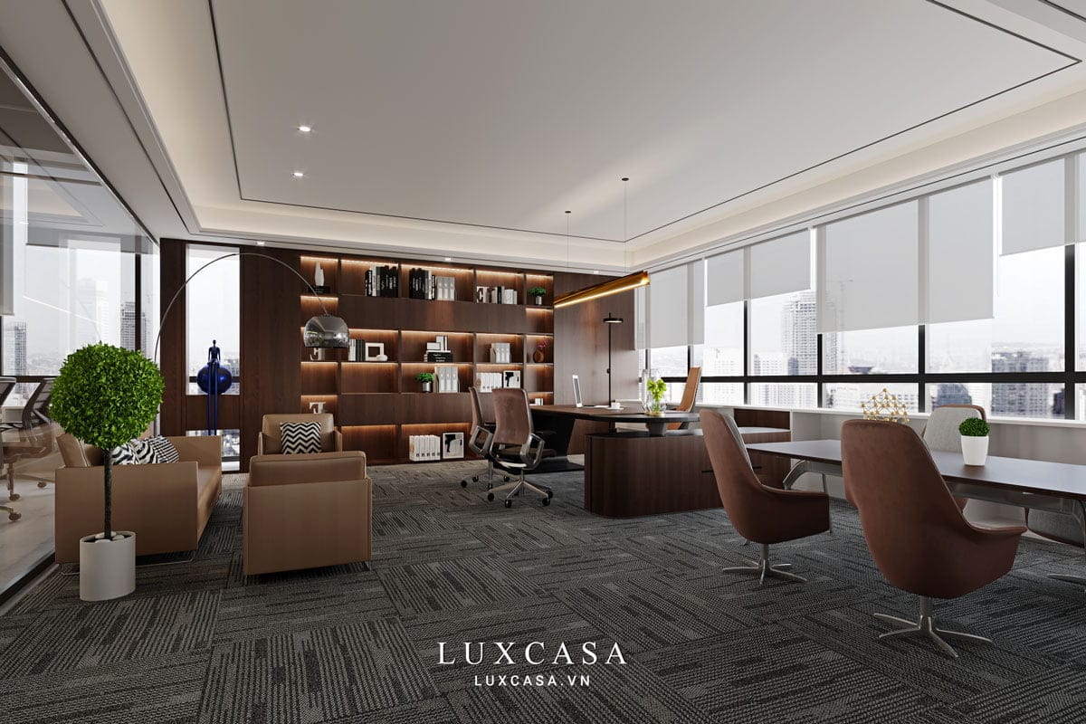 Mẫu phòng giám đốc đẹp diện tích vừa và lớn