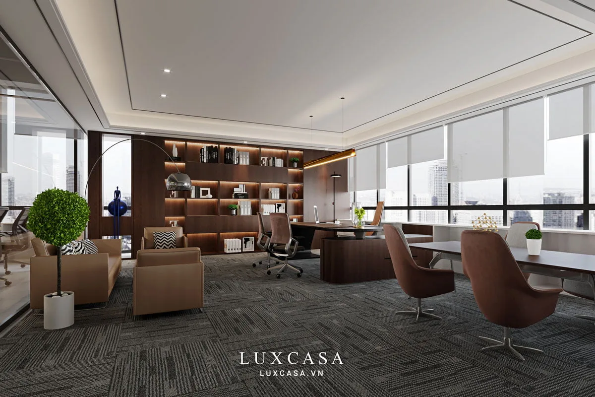 Mẫu phòng giám đốc đẹp diện tích vừa và lớn