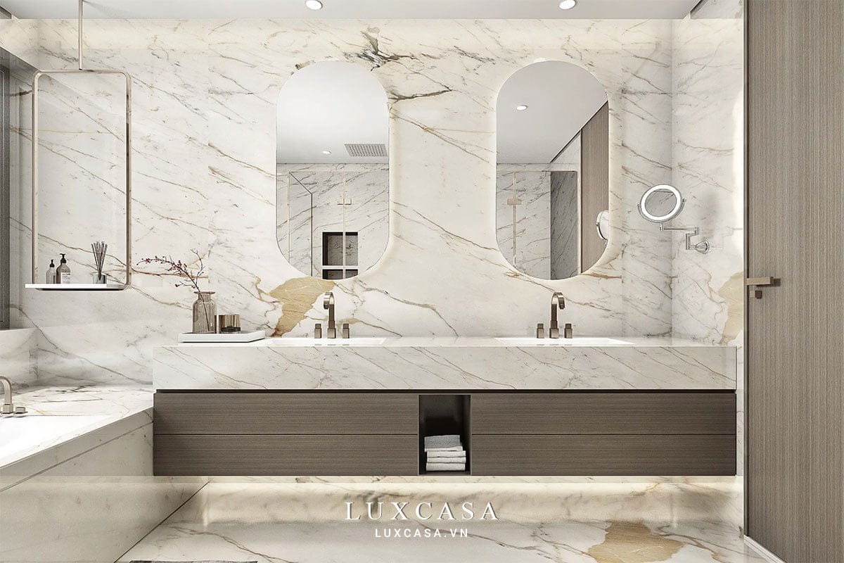 Thiết kế nội thất biệt thự hiện đại NBT42 7 Thiết kế nội thất biệt thự hiện đại