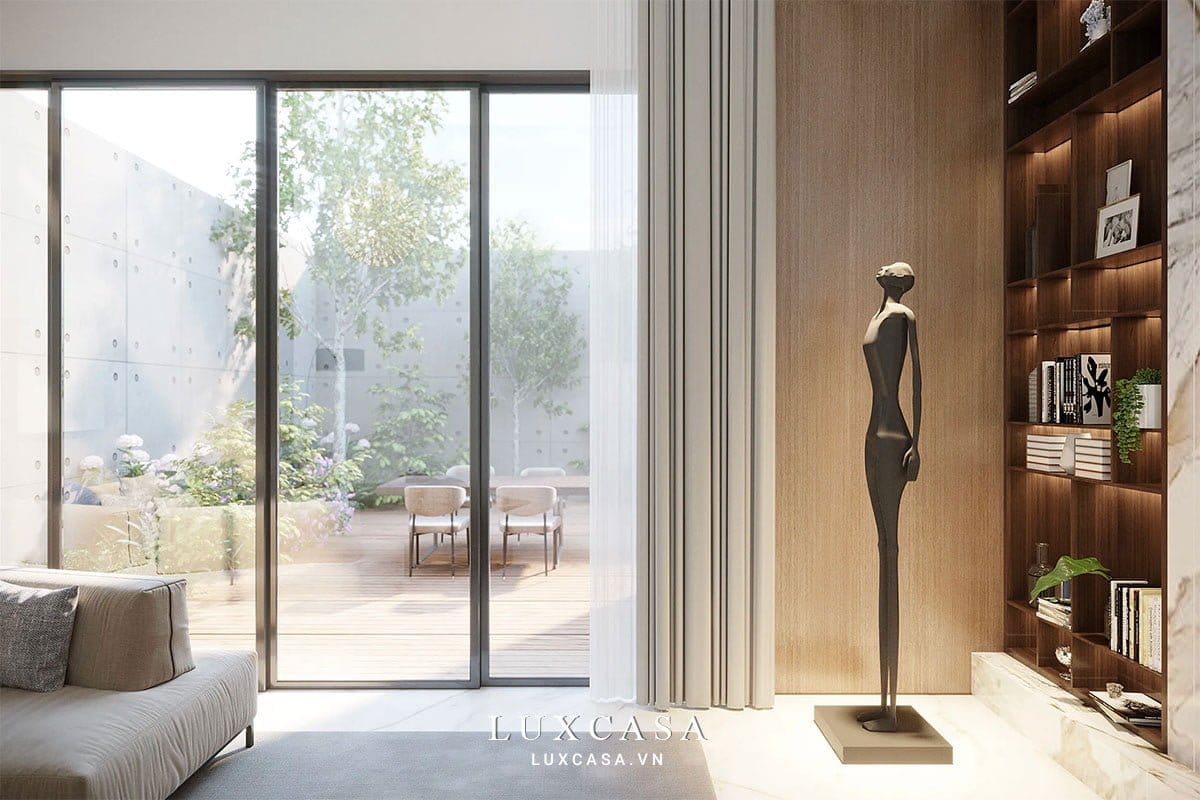 Thiết kế nội thất biệt thự hiện đại NBT42 6 Thiết kế nội thất biệt thự hiện đại