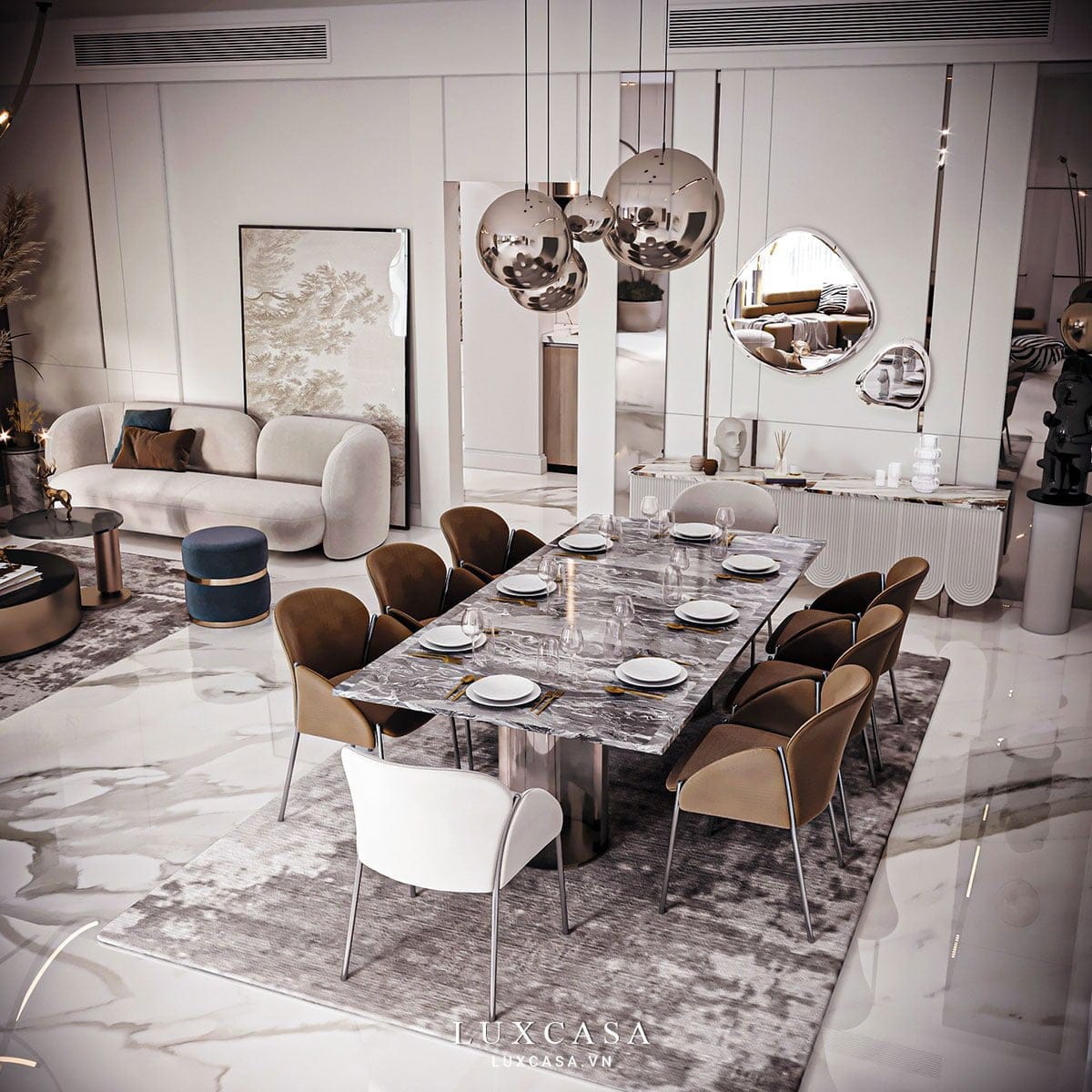 Báo giá thiết kế thi công nội thất biệt thự