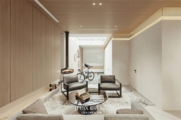 Thiết kế nội thất biệt thự tối giản