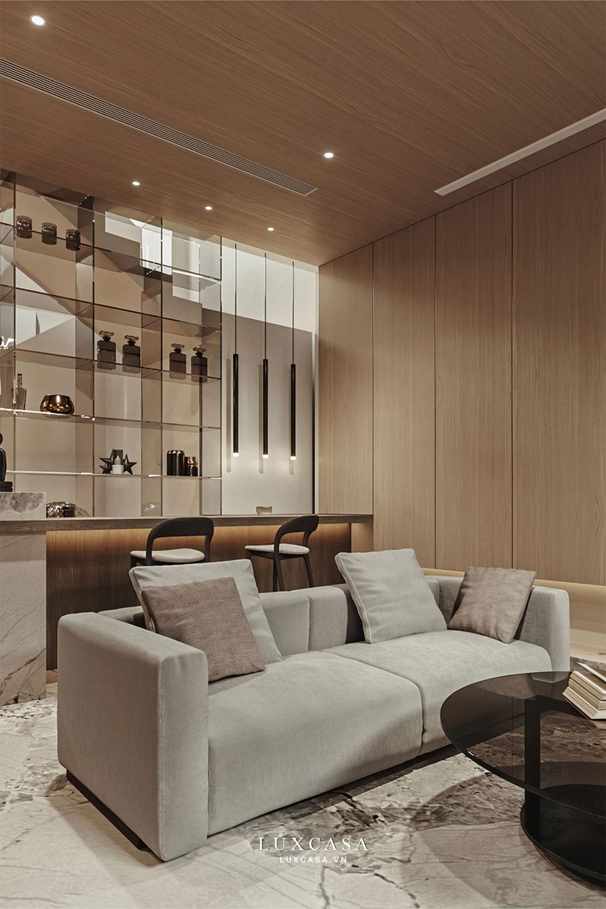 Thiết kế nội thất biệt thự tối giản NBT40 10 Thiết kế nội thất biệt thự tối giản