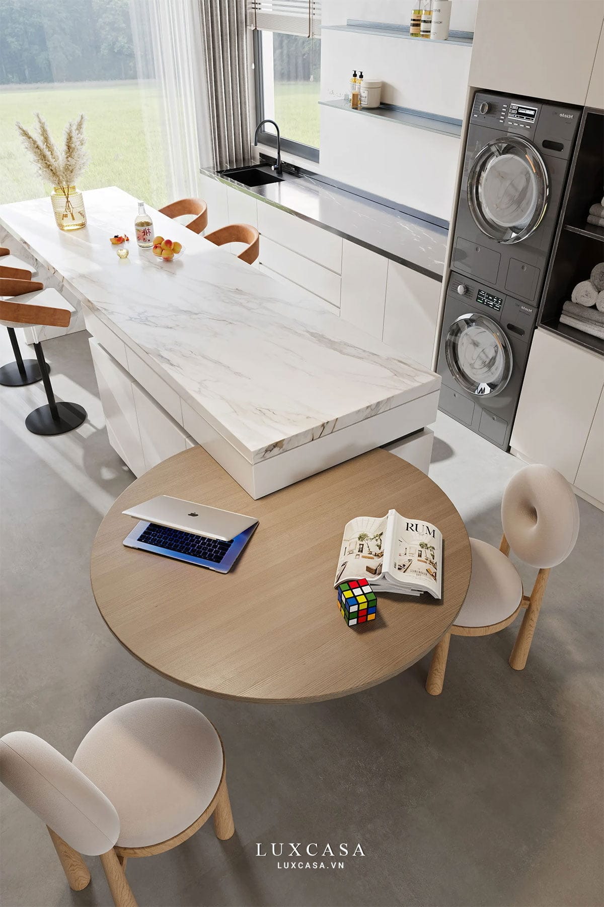 Thiết kế nội thất biệt thự thông tầng NBT49 11 Thiết kế nội thất biệt thự thông tầng