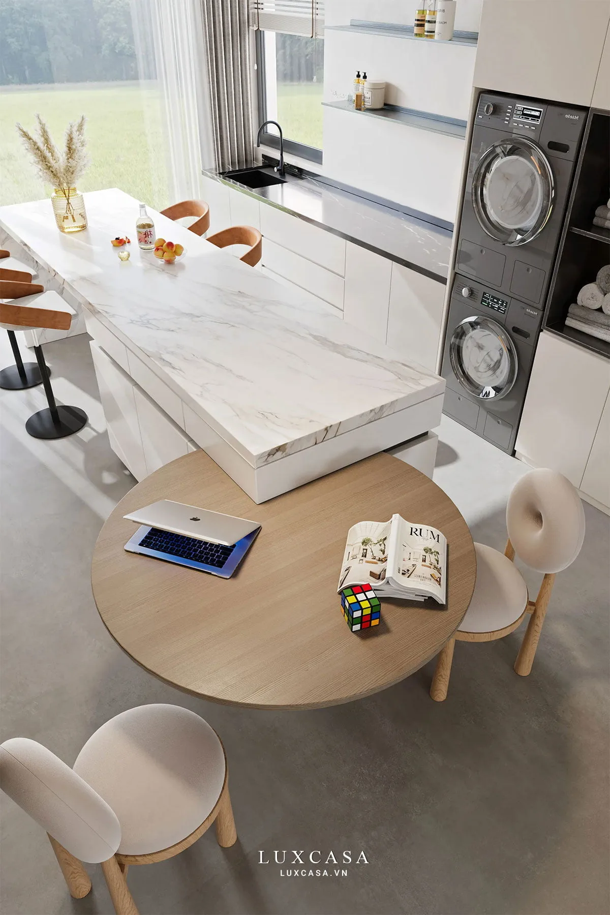 Thiết kế nội thất biệt thự thông tầng NBT49 11 Thiết kế nội thất biệt thự thông tầng