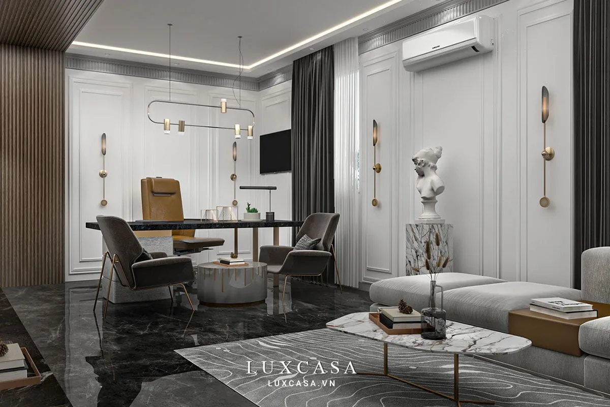 Thiết kế nội thất văn phòng giám đốc