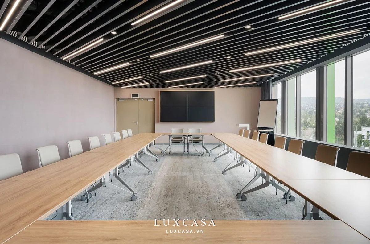 Nội thất phòng họp chung văn phòng Oracle