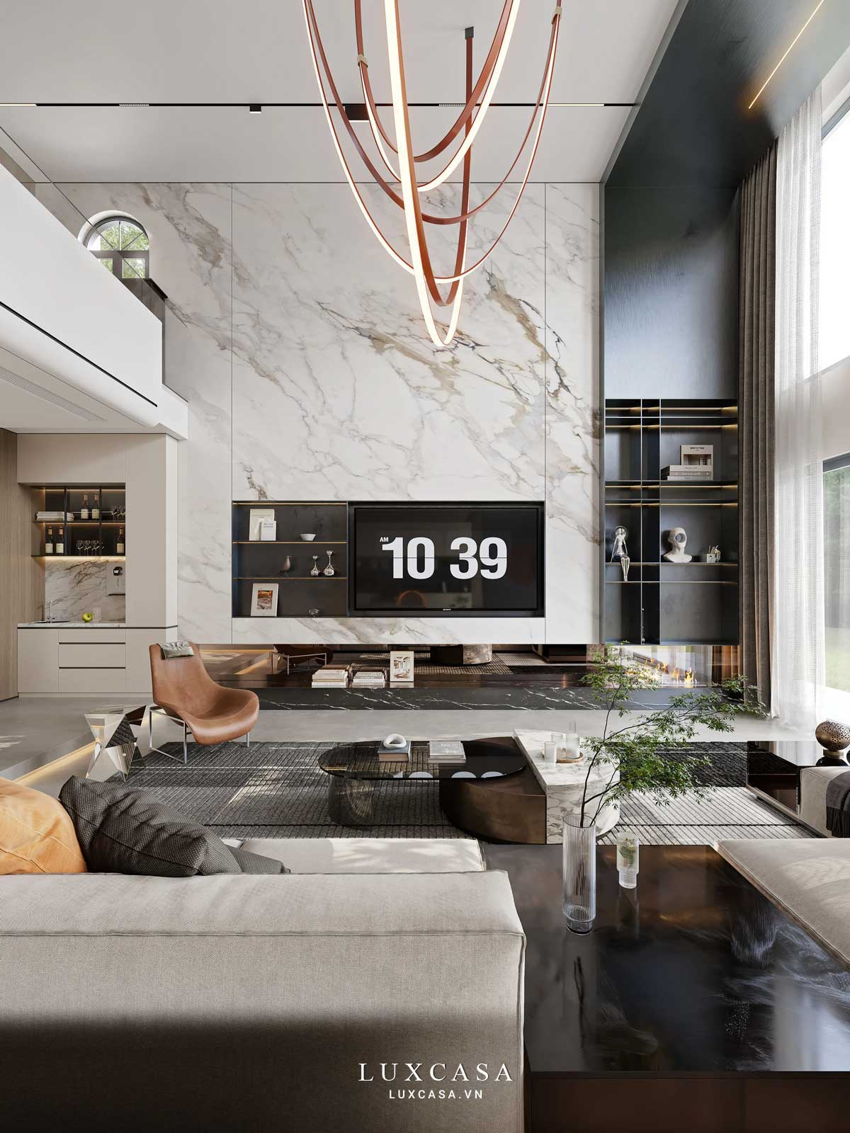 Thiết kế nội thất biệt thự thông tầng NBT49 19 Thiết kế nội thất biệt thự thông tầng