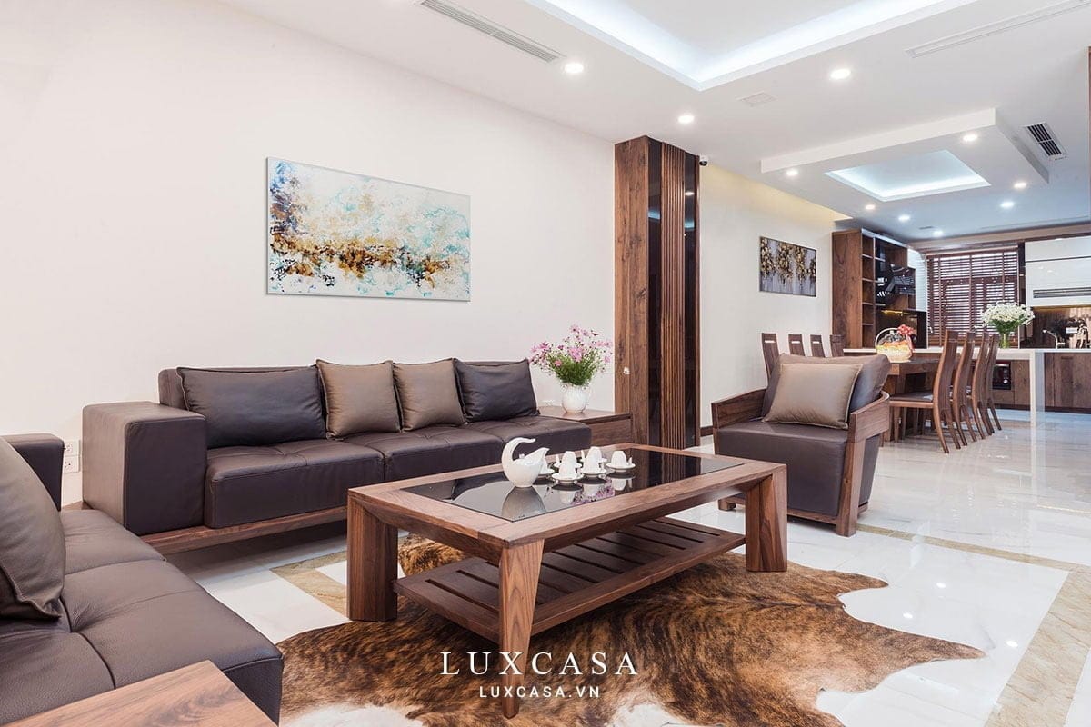 Thiết kế nội thất biệt thự phòng khách