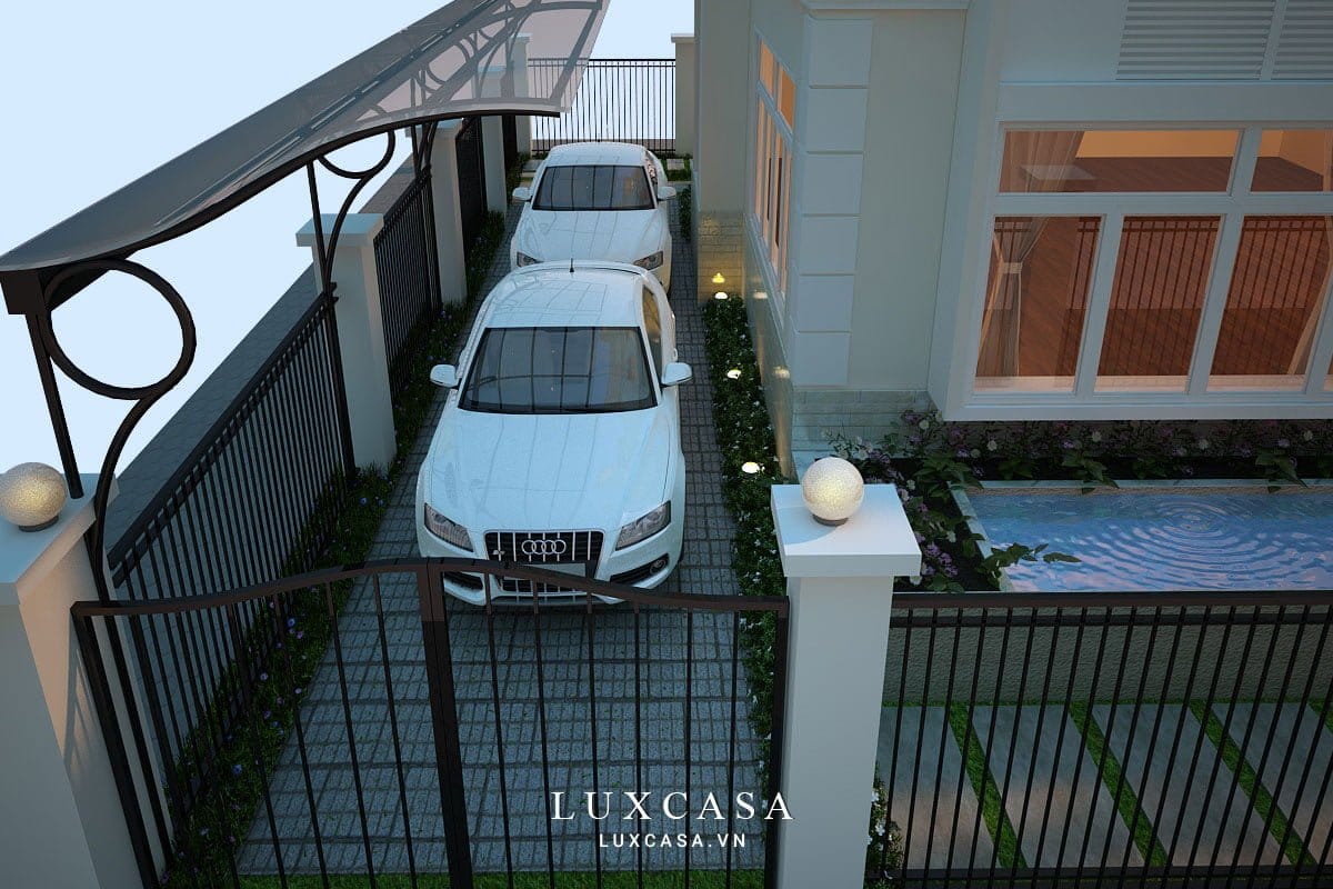 Thiết kế nội thất biệt thự tân cổ điển nhà chú Hùng 20 Thiết kế nội thất biệt thự tân cổ điển