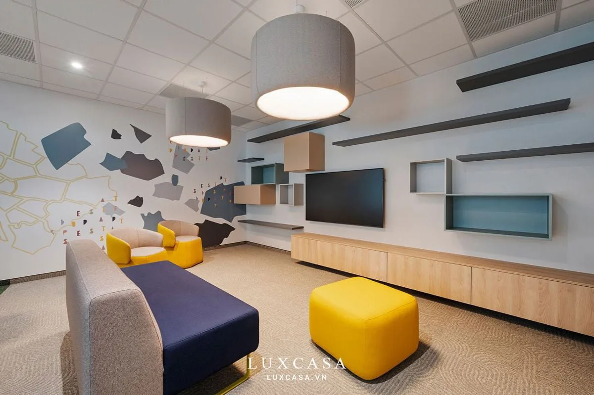 Nội thất văn phòng giải trí công ty Oracle