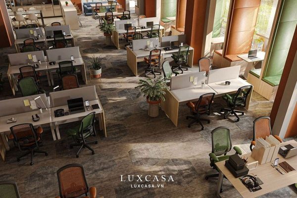 noi that van phong khong gian xanh