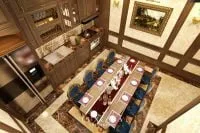 Thiết kế nội thất biệt thự gỗ phong cách cổ điển
