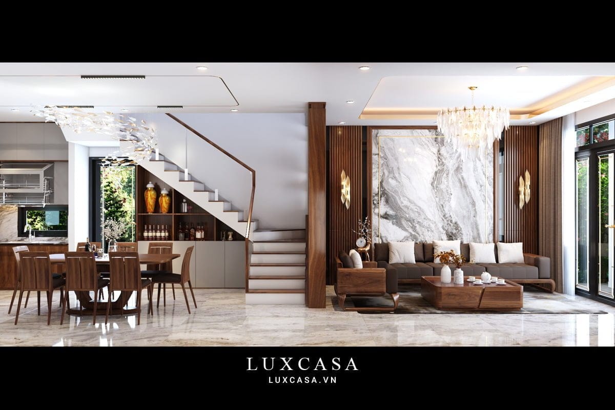 phong khach biet thu