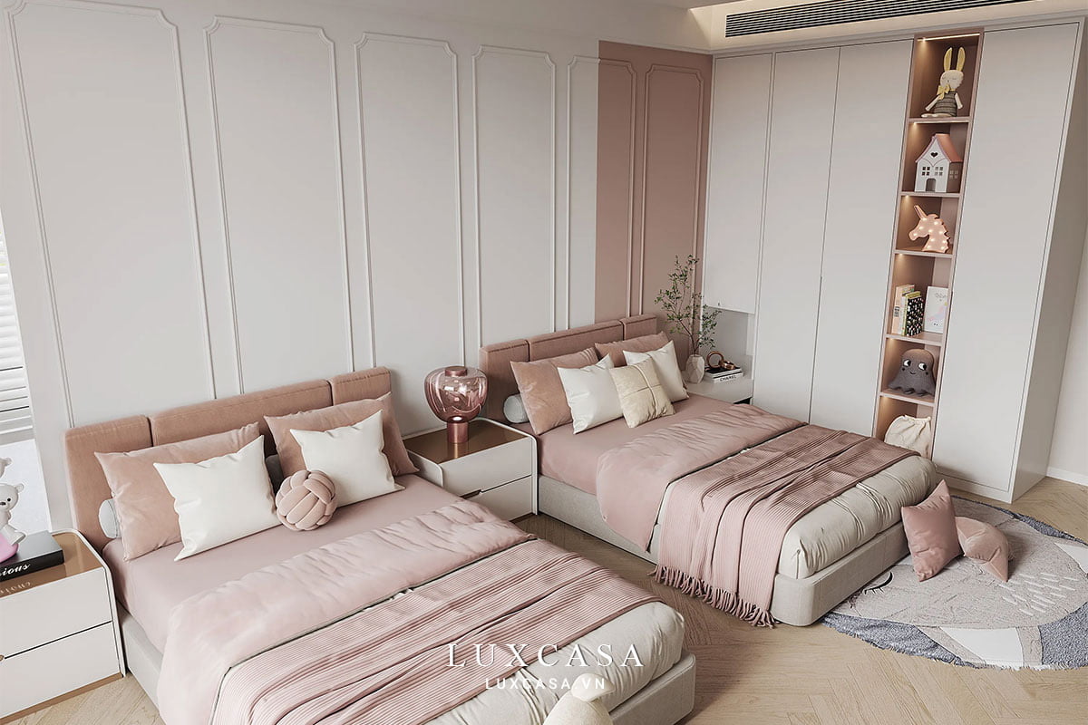 Thiết kế nội thất biệt thự thông tầng NBT49 14 Thiết kế nội thất biệt thự thông tầng