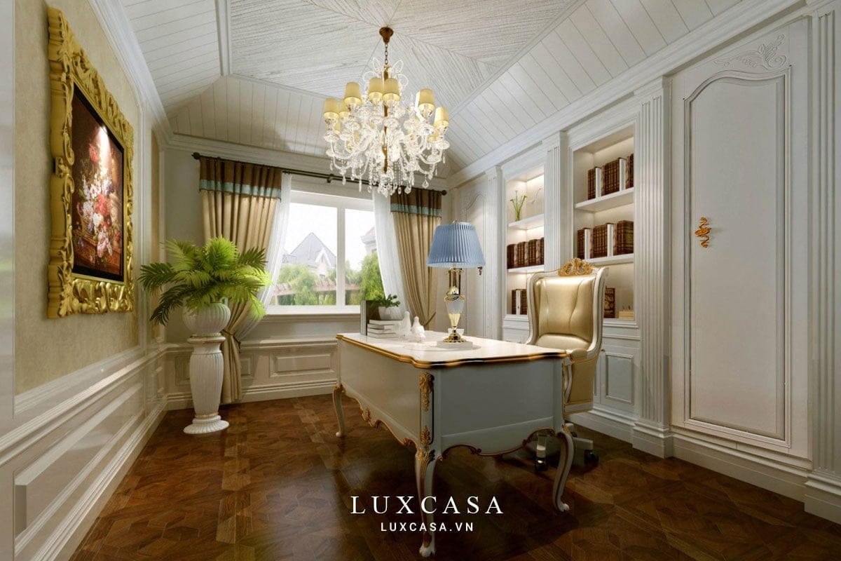thiết kế nội thất biệt thự tân cổ điển