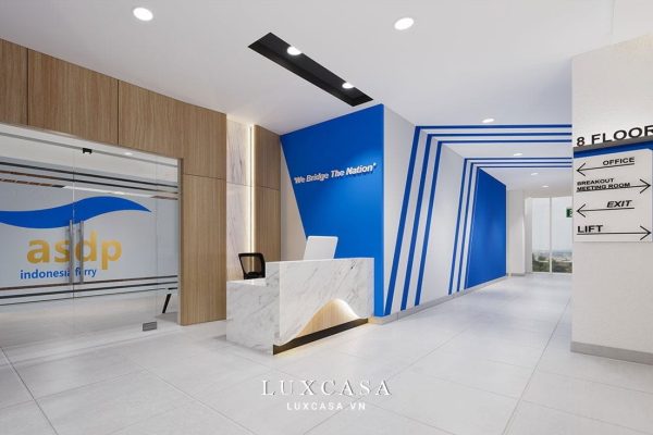 Quầy lễ tân văn phòng ASDP