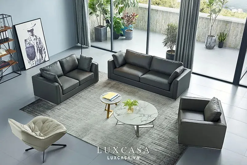 sofa tiếp khách văn phòng SP214