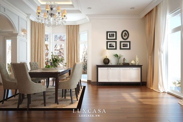 Thiết kế nội thất biệt thự tân cổ điển