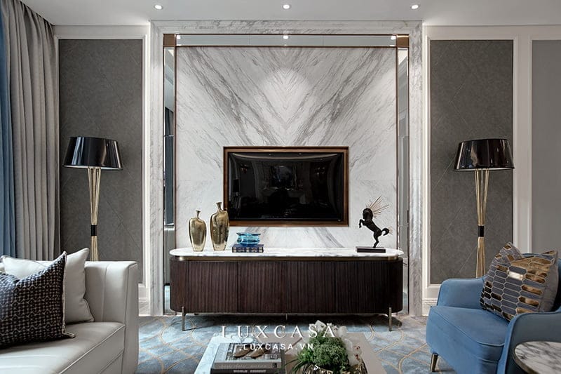 Thiết kế thi công nội thất biệt thự Luxury