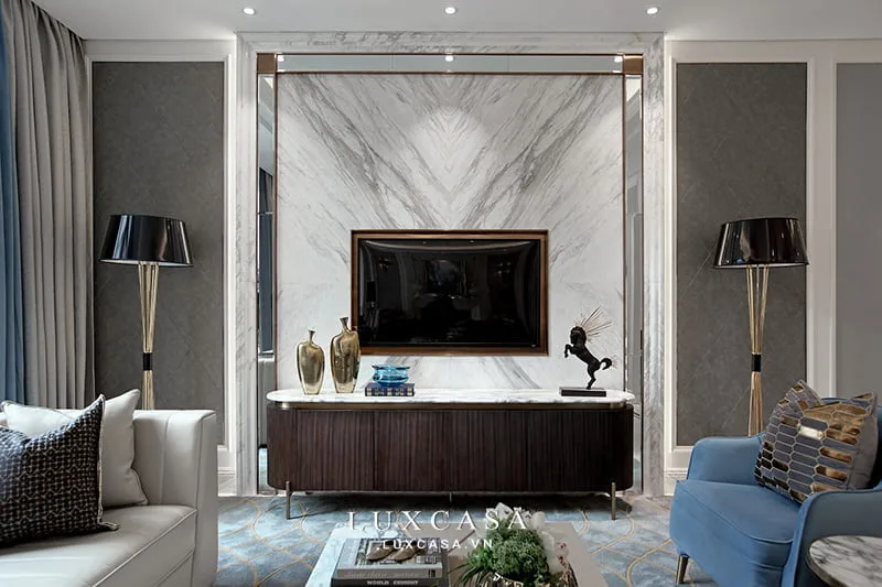 Thiết kế thi công nội thất biệt thự Luxury