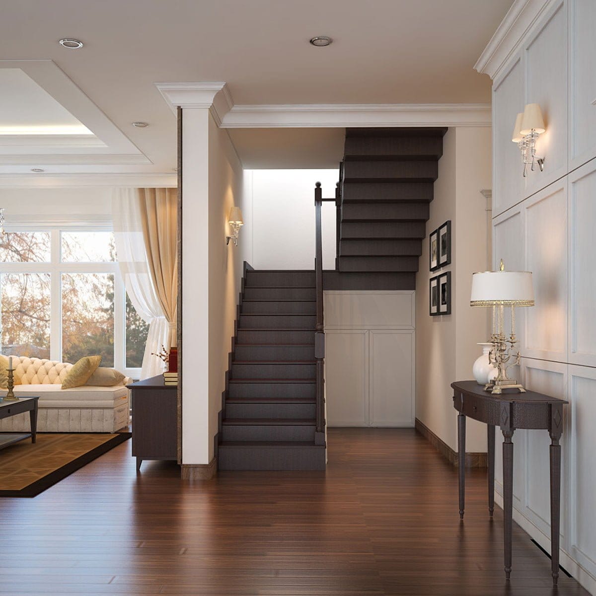 Thiết kế nội thất biệt thự tân cổ điển nhà chú Hùng 1 Thiết kế nội thất biệt thự tân cổ điển