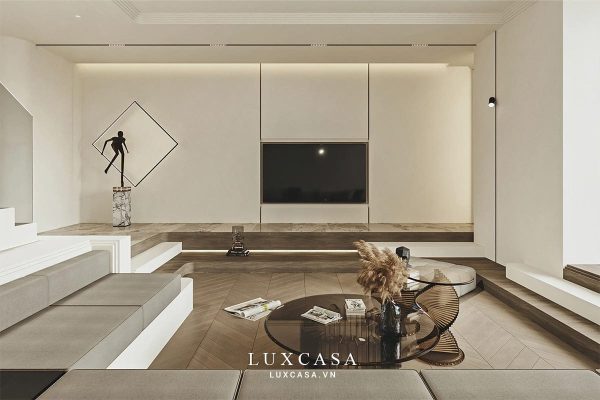 Thiết kế nội thất biệt thự tối giản