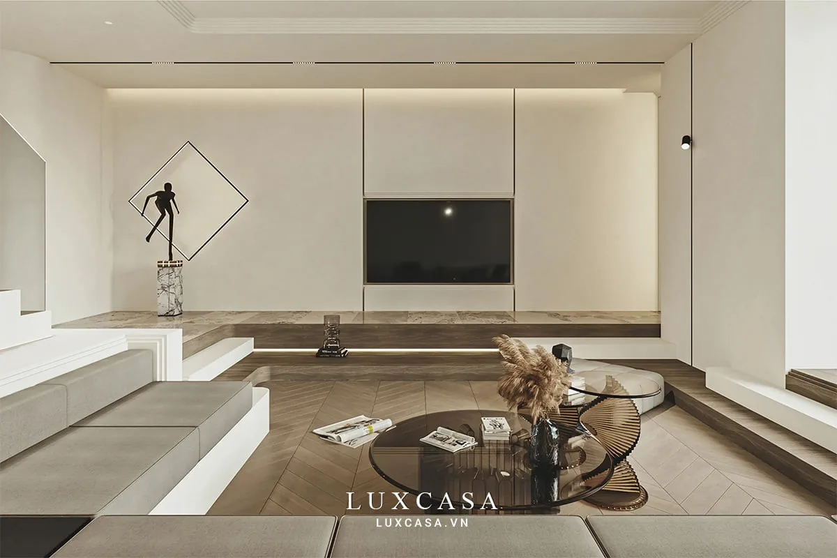 Thiết kế nội thất biệt thự tối giản