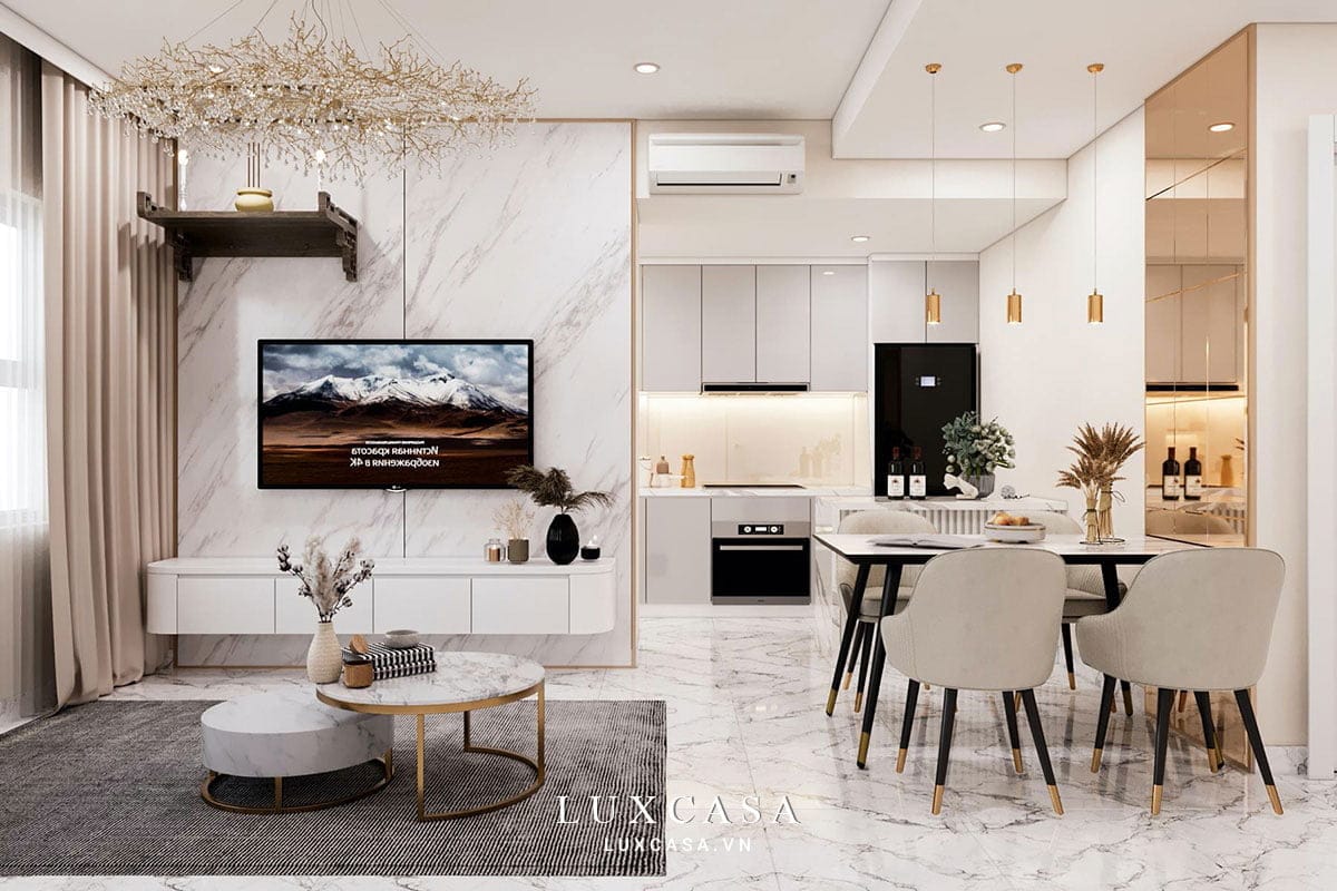 Báo giá thiết kế thi công nội thất chung cư