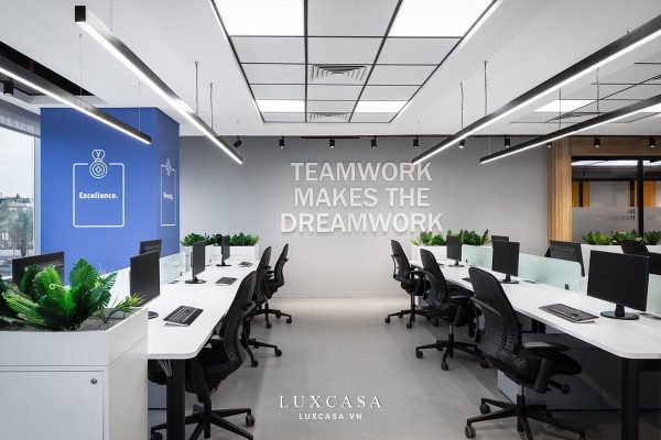 Thiết kế không gian làm việc chung công ty BSH