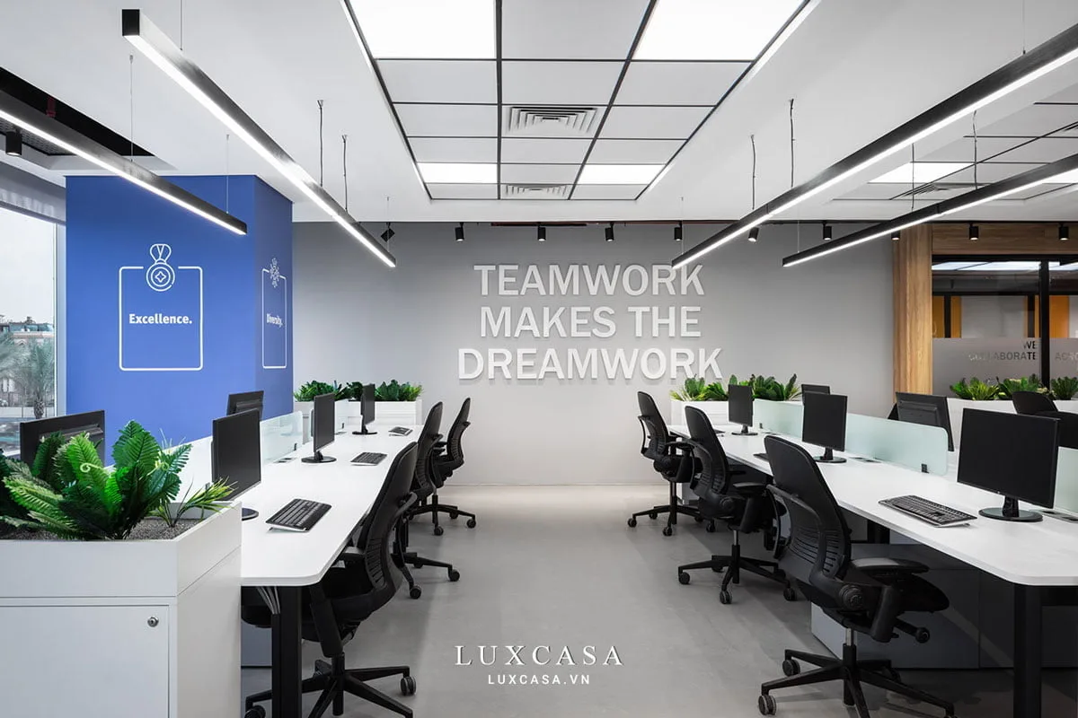 Thiết kế không gian làm việc chung công ty BSH