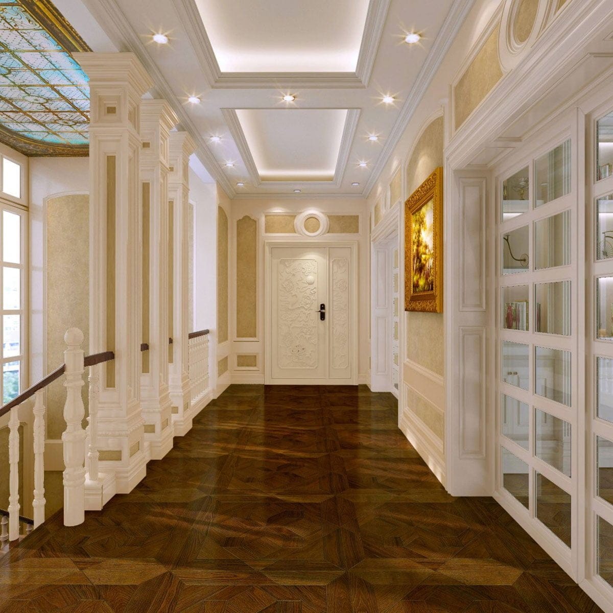 thiết kế nội thất biệt thự tân cổ điển